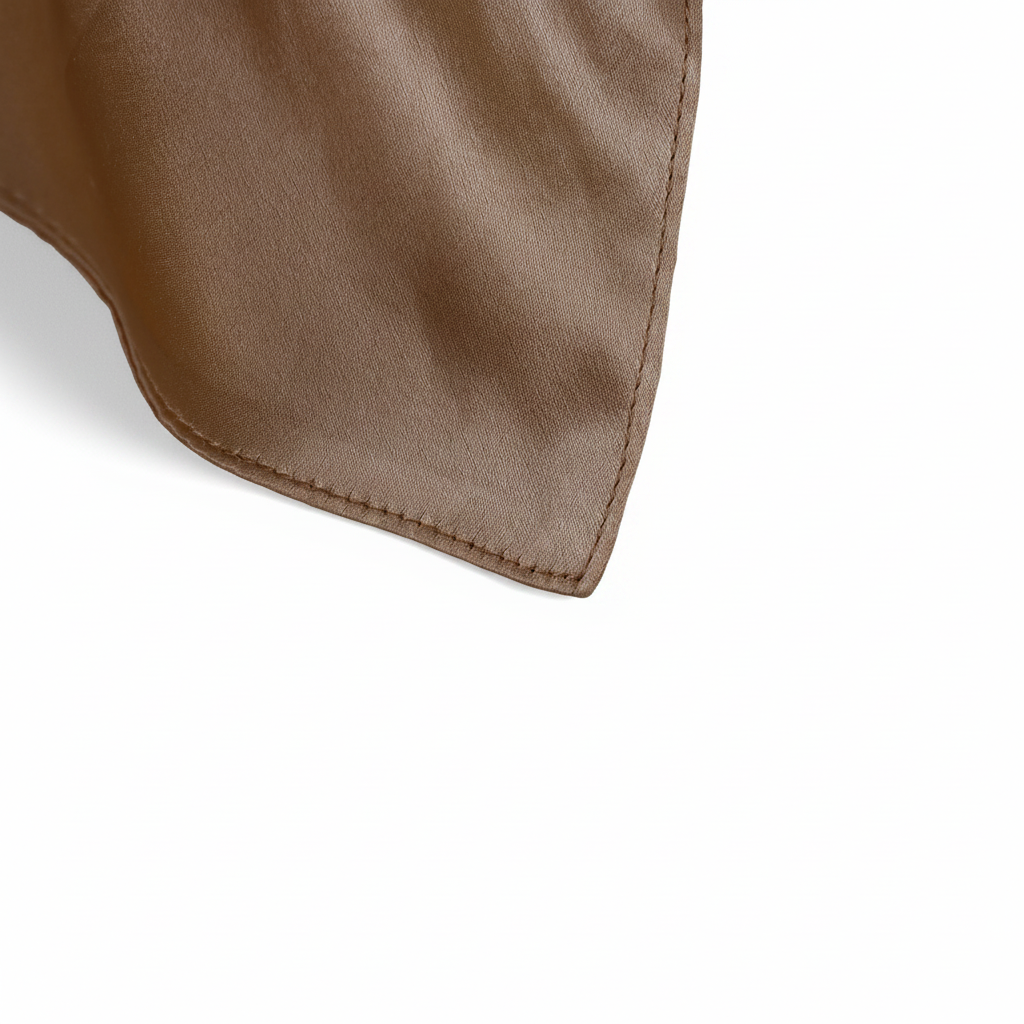 Silk Pocket Square | Gold Solid Color 27×27cm | Custom & Wholesale | Hengwang Garment