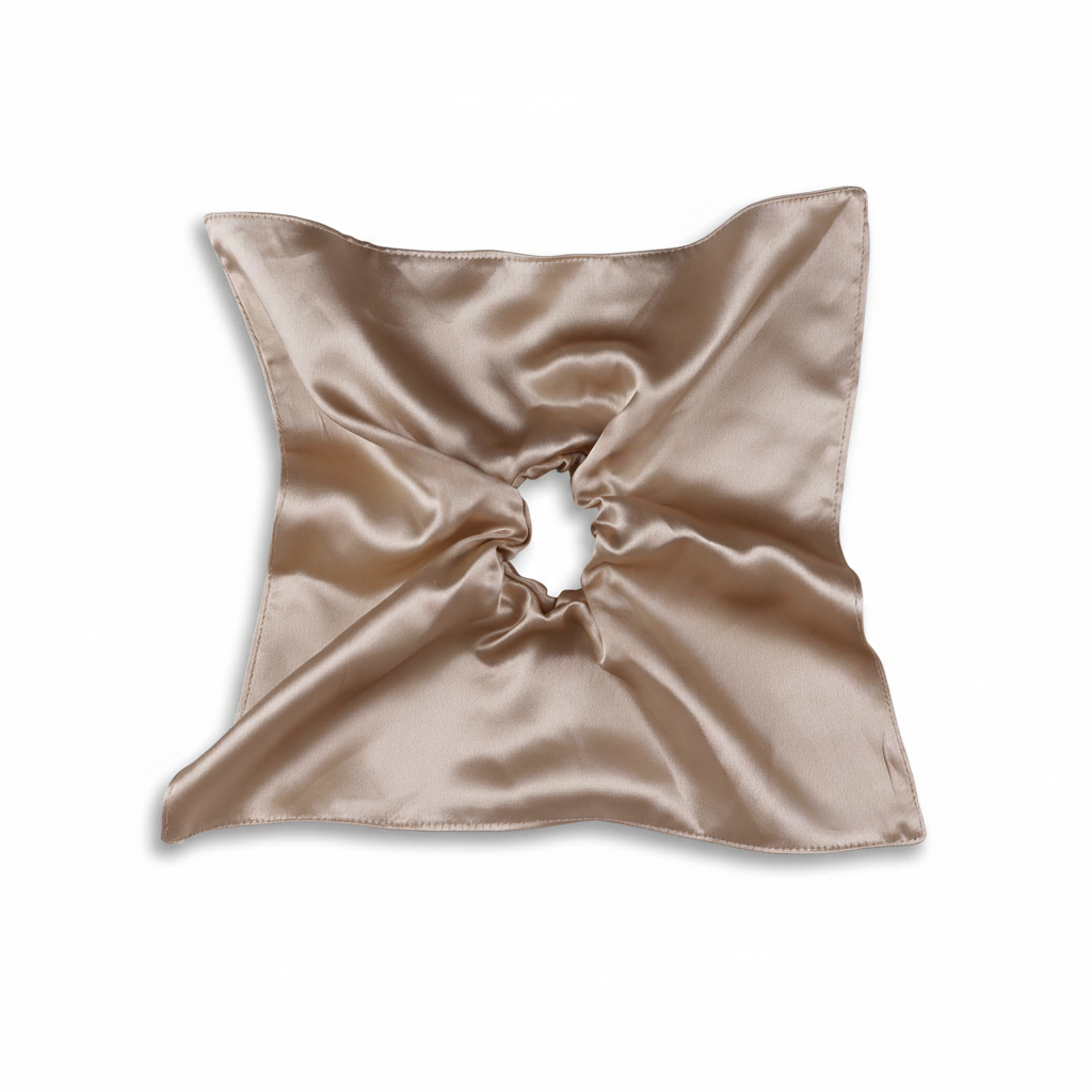 Scrunchie Set | Champagne Solid Color | Custom & Wholesale | Hengwang Garment