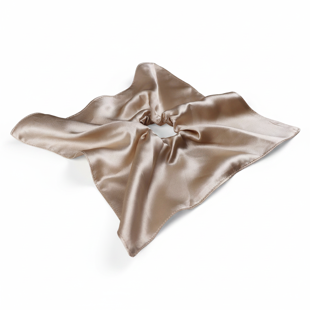 Scrunchie Set | Champagne Solid Color | Custom & Wholesale | Hengwang Garment
