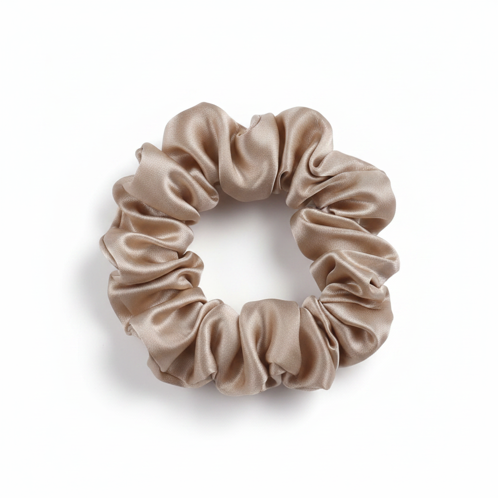 Scrunchie Set | Champagne Solid Color | Custom & Wholesale | Hengwang Garment