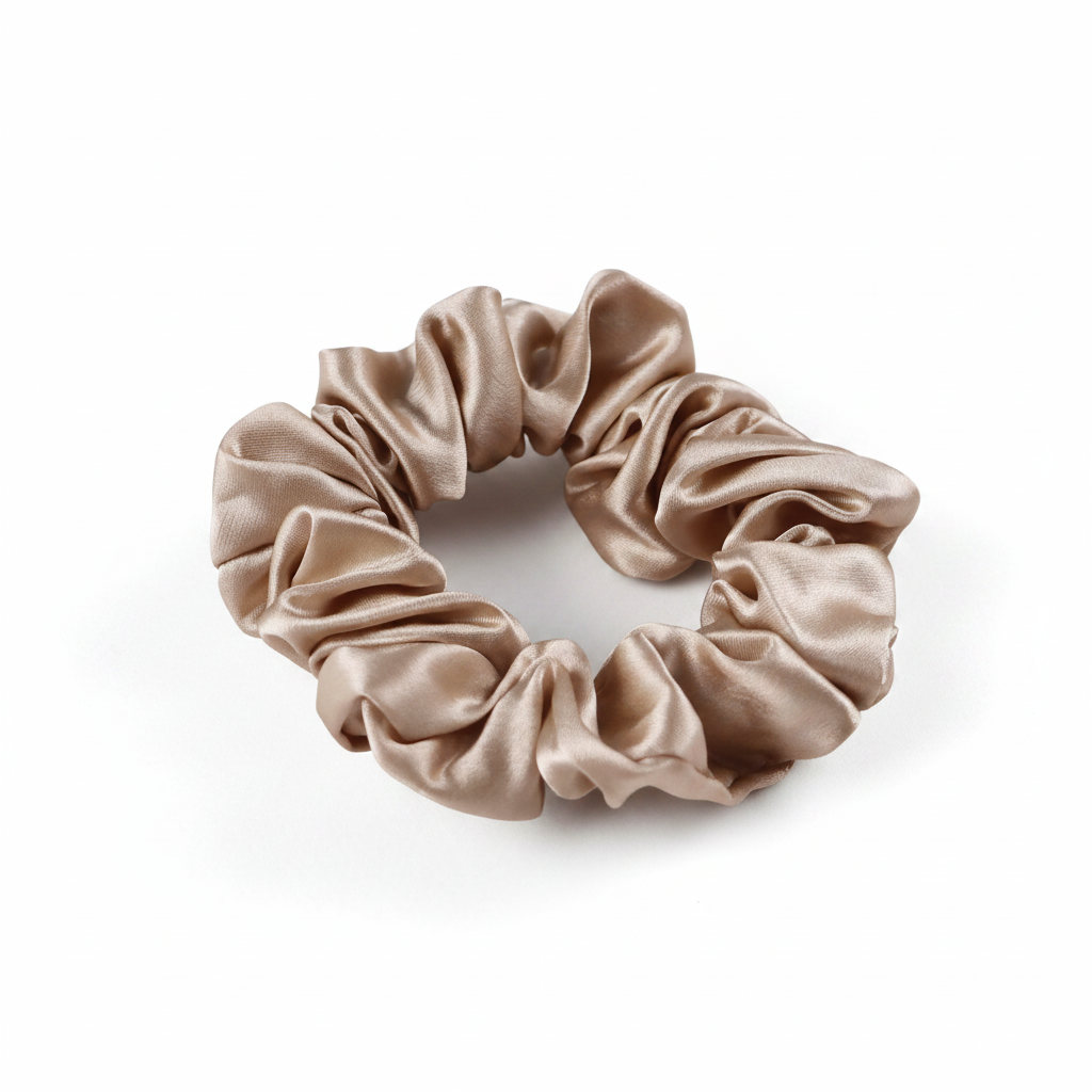 Scrunchie Set | Champagne Solid Color | Custom & Wholesale | Hengwang Garment