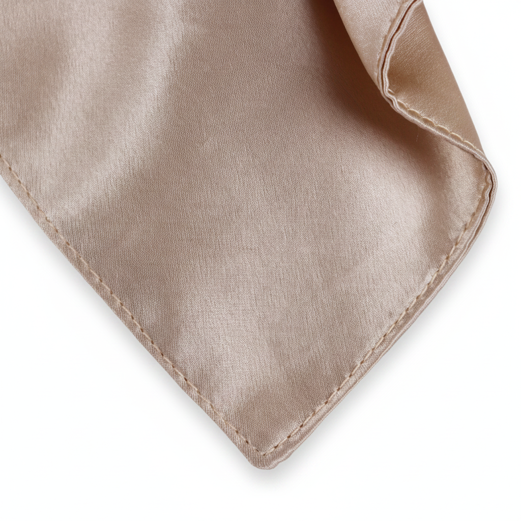 Scrunchie Set | Champagne Solid Color | Custom & Wholesale | Hengwang Garment