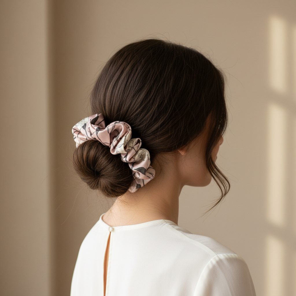 Silk Sleep Set | Pink Rose Gold Solid Color | Custom & Wholesale | Hengwang Garment
