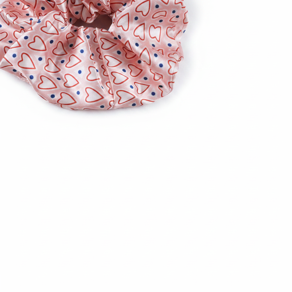 Silk Eye Mask & Scrunchie Set | Pink & Pink Rose Gold Solid Color | Custom & Wholesale | Hengwang Garment