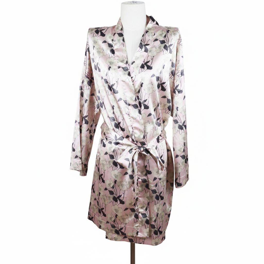 Silk Sleep Set | Pink Rose Gold Solid Color | Custom & Wholesale | Hengwang Garment