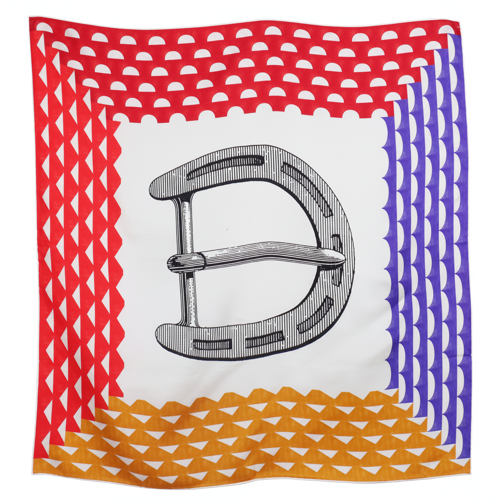 Silk Square Scarf | Multicolor Double-Sided Print | Custom & Wholesale | Hengwang Garment