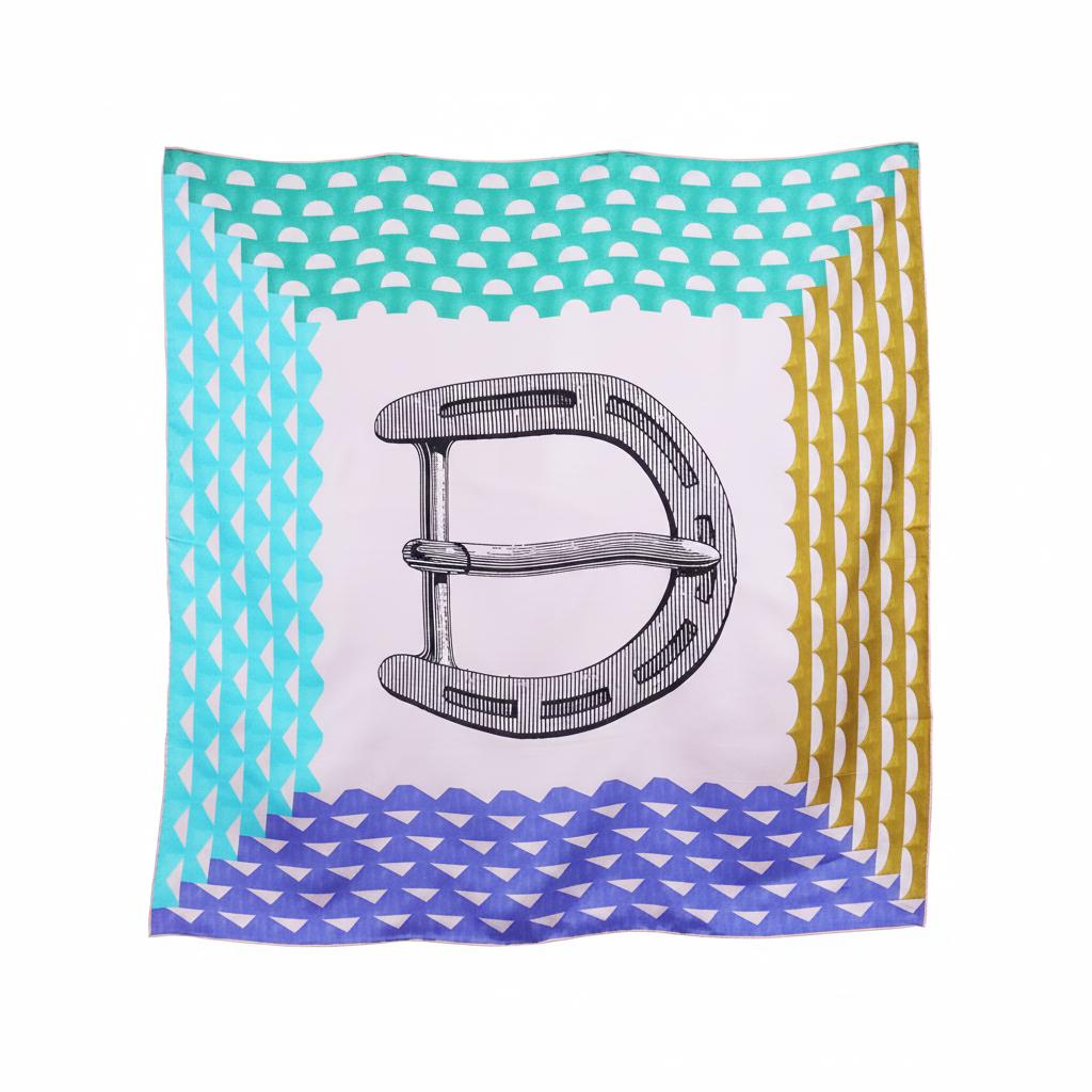 Silk Square Scarf | Multicolor Double-Sided Print | Custom & Wholesale | Hengwang Garment
